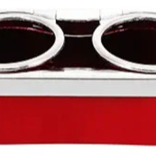 Double Car Cup Holder Water Cup Beverage Holder for Vehicle Air Vent Grating Red