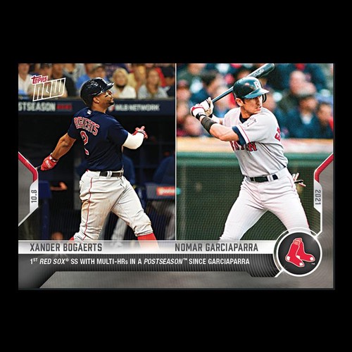 2021 Topps Now 933 Xander Bogaerts / Nomar Garciaparra