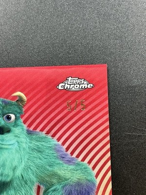 2025 Topps Chrome Disney Sulley John Goodman Red Refractor Auto 5 2025 Topps Chrome Disney Sulley John Goodman Red Refractor Auto 5