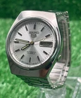 Vintage Seiko 5 Automatic || White Dial || Men's Vintage Watch || 21 Jewels