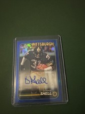 2024 Topps Chrome - Autographs Donnie Shell #BA-DSH Blue Refractor /150 (AU)