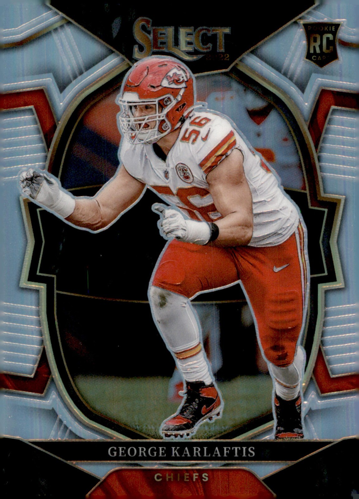 2022 Panini Select - Concourse George Karlaftis #22 Silver Prizm (RC)