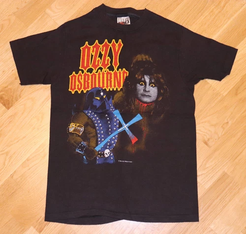 -83 OZZY OSBOURNE rare concert tour t-shirt S/M 1980s vintage concert t-shirt, vintage, single stitch, B+ condition