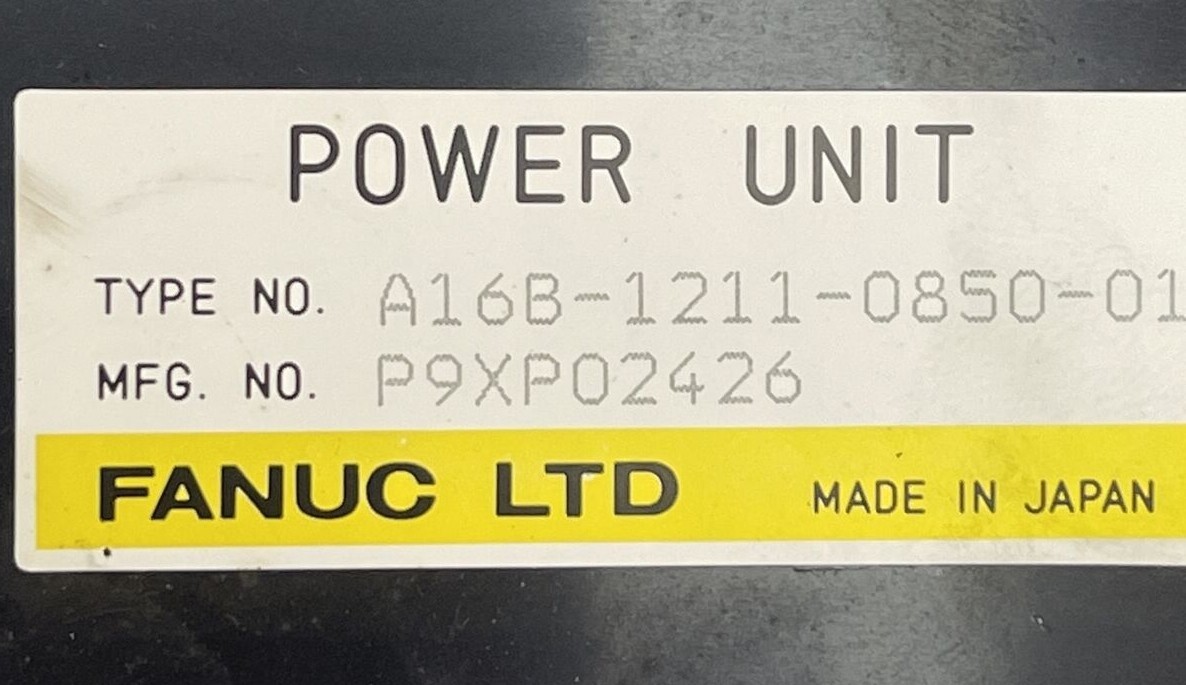 FANUC POWER UNIT A16B-1211-0850-01 動作保証 FANUC A16B-1211-0850