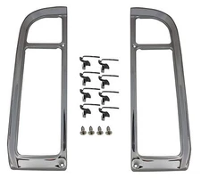  1969 1970 1971 1972 CHEVROLET GMC TRUCK TAIL LIGHT BEZEL KIT W CLIPS