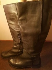 Womens Boots Size 7 Modern Vintage Olympia Black Boots Leather. Botas para mujer