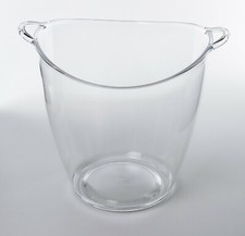 Universal Acryl Flaschenk&uuml;hler Design K&uuml;hler Klar Griffe Ice Bucket (7080-1)