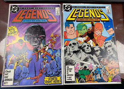 Legends #1 #3 1st Appearance Amanda Waller Suicide Squad DC