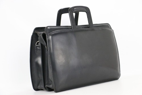Vintage Leather JACK GEORGE Professional Business Executive Briefcase Bags Mens - Picture 2 of 9