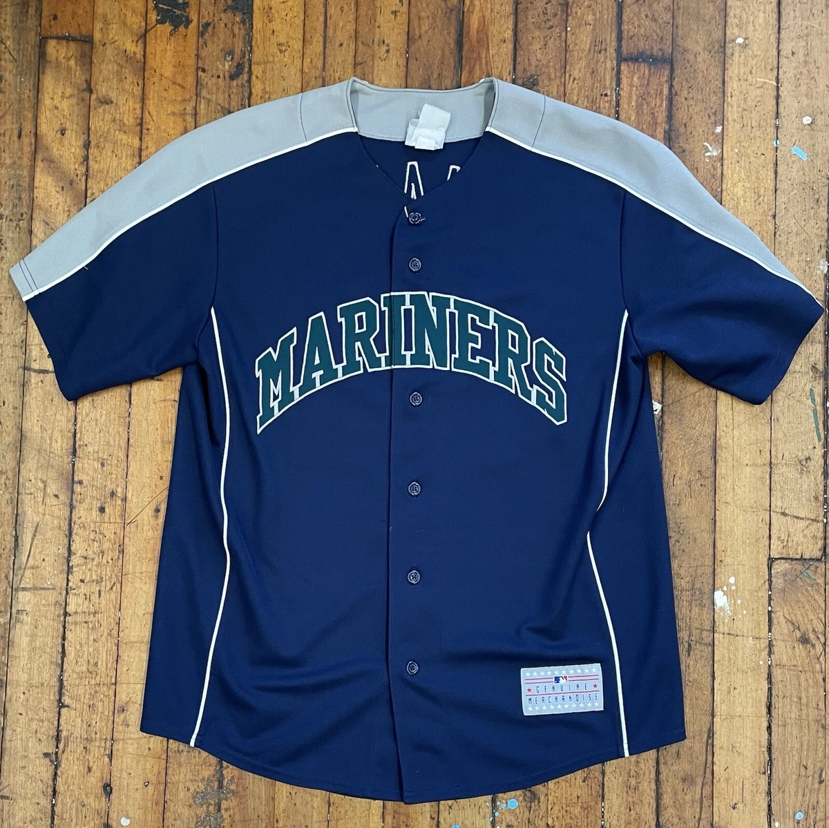 SEATTLE MARINERS ~ Felix HERNANDEZ #34 ~ Multi-Color MLB Button Up