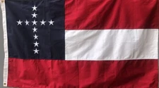 HEAVY COTTON 3 FEET X 5 FEET 5TH KENTUCKY ORPHANS CIVIL WAR FLAG - CSA SEWN