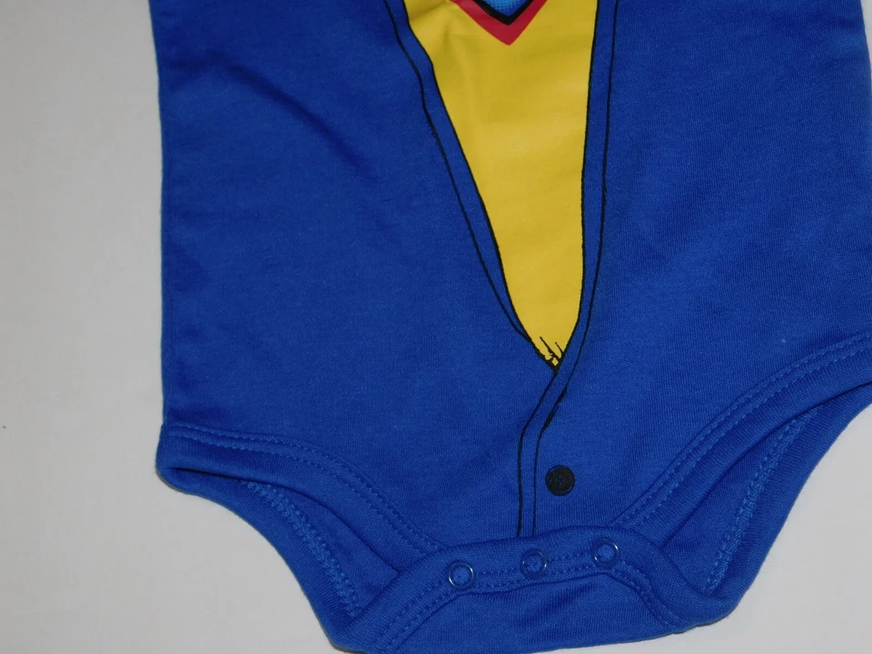 Infant 3 6 Month Boy Super Hero SuperBaby One Piece Baby Creeper - Image 3 of 4