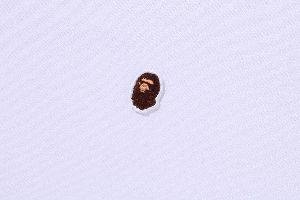 A BATHING APE Men's APE HEAD ONE POINT RELAXED FIT TEE A BATHING APE Men's APE HEAD ONE POINT RELAXED FIT TEE