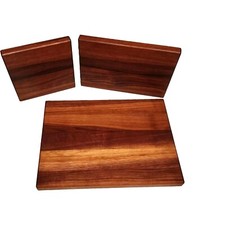 Schneidebrett aus Nussbaum Holz Vesperbrett Küchenbrett Servierbrett 