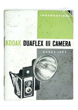 198018 Kodak Duaflex III Camera Genuine Original User Instruction Manual