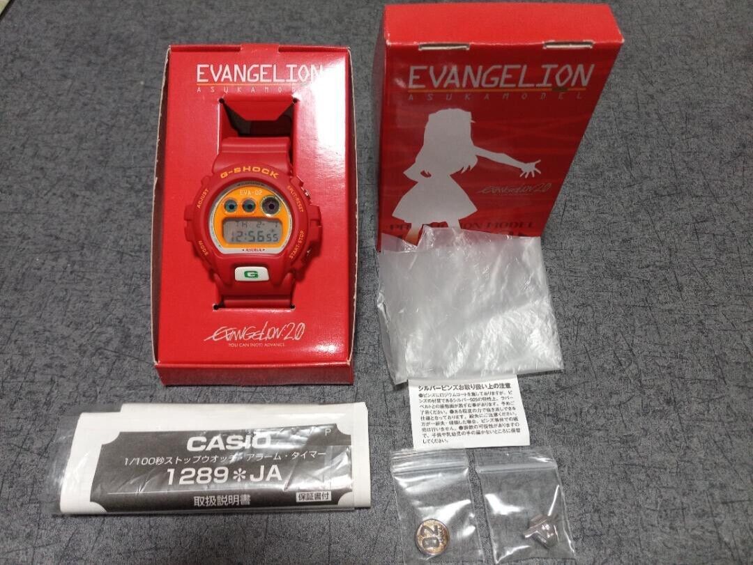 Casio G-Shock Evangelion ASUKA DW 6900 EVA 02 Limited Casio G-Shock Evangelion ASUKA DW 6900 EVA 02 Limited
