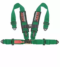 GREEN Custom 4 Point Shoulder Harness Racing Seat Belts SFI 1 Set