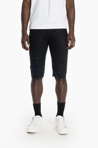 Jet Black Basic Denim Shorts | eBay