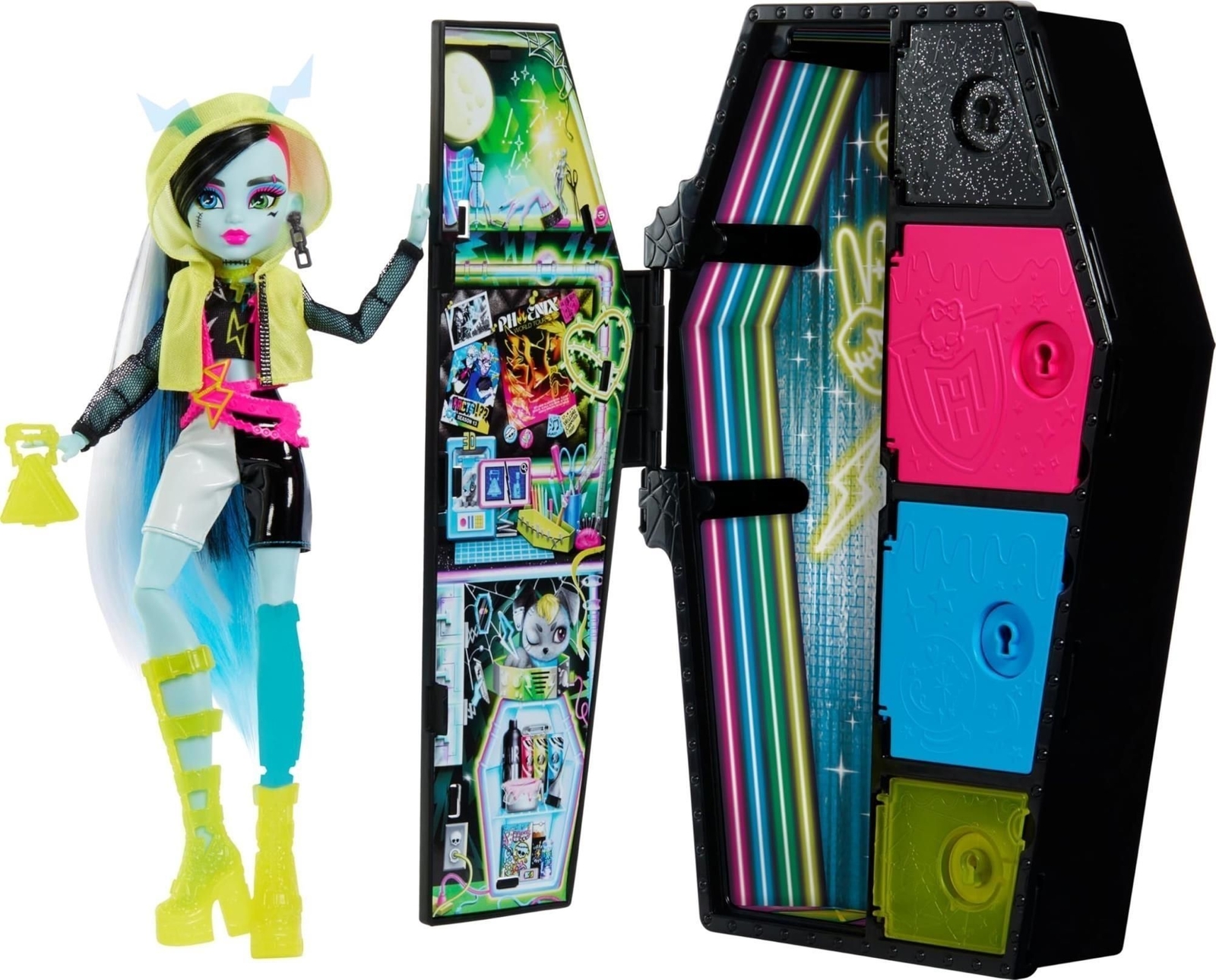Gadget - Monster High: Mattel - Neon Frights Frankie Stein - Mattel