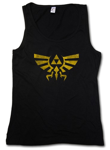 Felpa Con Cappuccio Vintage Con Logo TRIFORCE Di Zelda - Cotone E Poliestere, Blu, Taglia Regular