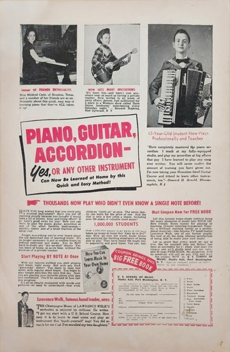 Song Hits Magazine Nat King Cole Jimmie Rodgers Perry Como May 1959 d7 - Picture 4 of 4