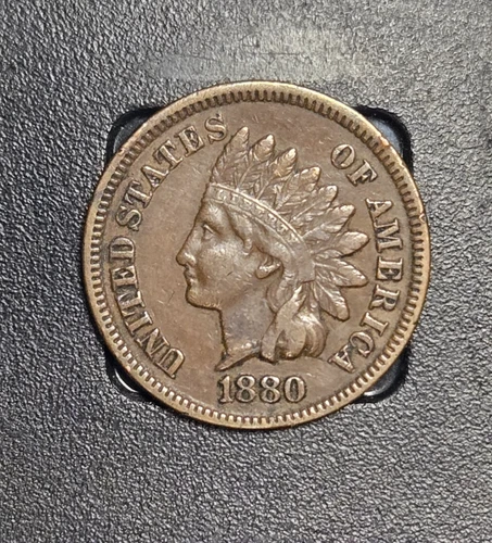 1880 Indian Cent Penny  VF+   J50