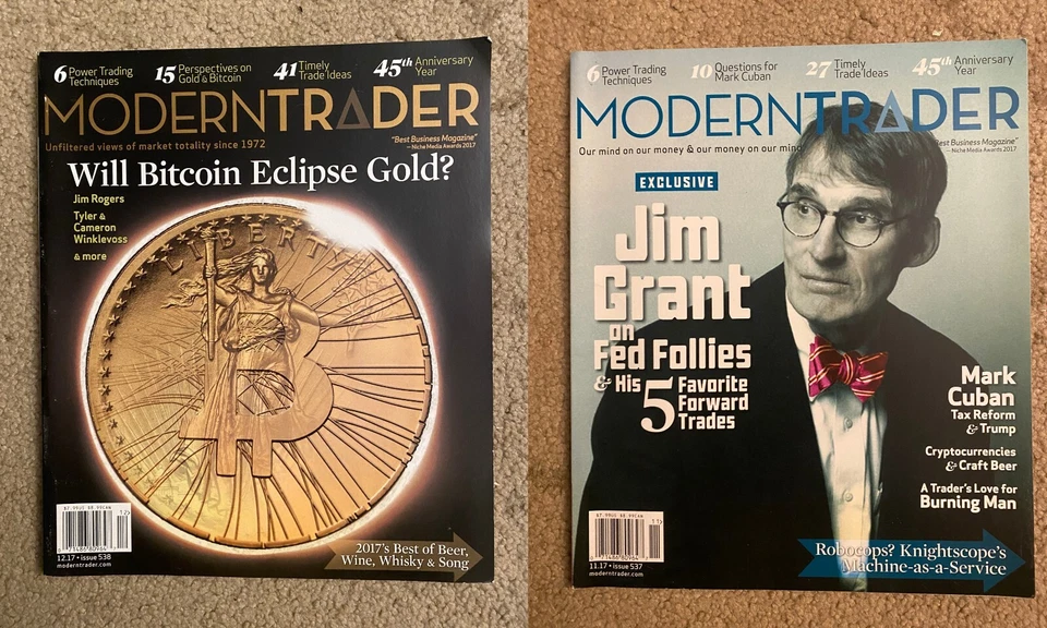 NEW Magazine: Modern Trader: YOU CHOOSE: commodities futures option trading