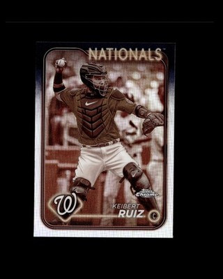 Keibert Ruiz 2024 Topps Chrome #64 Sepia Refractor Washington Nationals I1