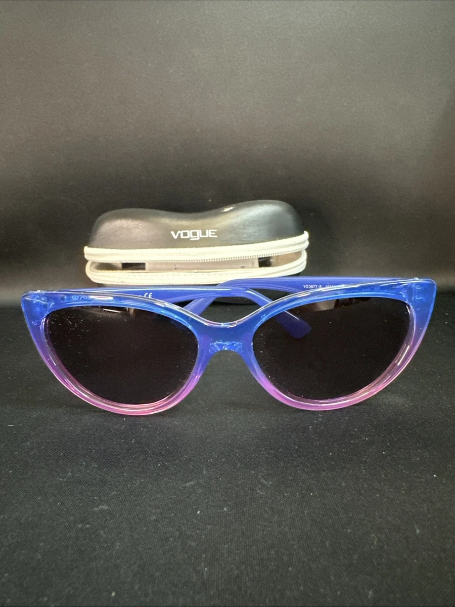 Vogue Women\'s Silver Violet and Blue Sunglasses! Vogue Eyewear Womens Vo5411s Square Sunglasses Transparent  main image 4