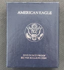 1996 P American Silver Eagle - Choice Proof Bullion $1 Coin OGP COA Q-7596p