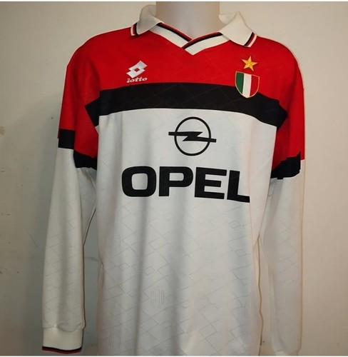 Milan Massaro 94-95 Match Worn Shirt Jersey Camiseta Serie A Indossata
