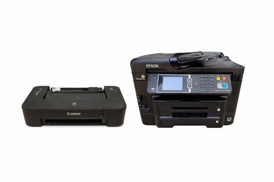 Epson WorkForce WF-3640 & Canon Pixma TS202 Bundle - Tested & Working