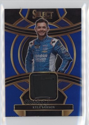 2024 Panini Select Selective Swatches Blue Prizm 8/35 Kyle Larson #SS-KLS mv7