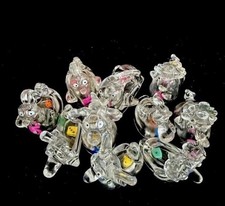 &Uuml; Ei Champion Ghost W&uuml;rfelgeister 2006 10x Konvolut Transparent Figuren Ferrero