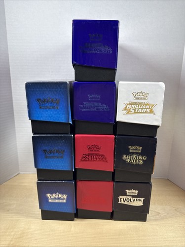 10 leere ETB Elite Trainer Box Pokemon Karten Boxen Aufbewahrung gebraucht - Bild 2 von 2