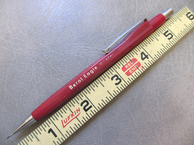 Vintage Berol Eagle TC7 0.7MM DRAFTING MECHANICAL PENCIL 1980's TC-7 Red JAPAN