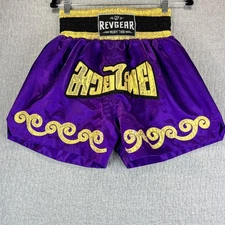 Revgear Muay Thai Boxing Shorts Size S Polyester sparring MMA sport fighting