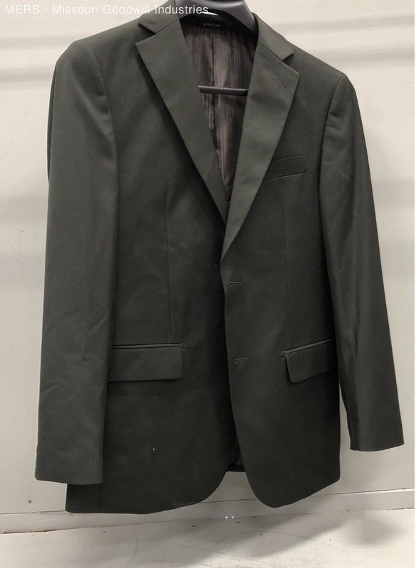 Giorgio Fiorelli Men's Dark Green 2-Button Notch Lapel Suit Jacket Blazer