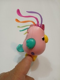 Hatchimals Interactive Pink Bird Toy Rainbow Hair Light Up Clip On Kids Figure