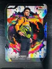 2024 Lando Norris Rare Die-Cut 31/40 Refrzctor Topps Finest #107 F1 Formula 1