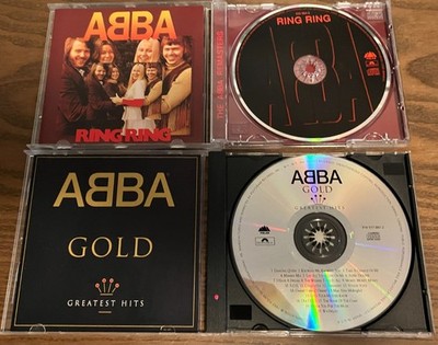 (2) CD LOT ABBA ''Ring Ring'' and ''Gold/Greatest'' *Digitally Remastered* VG+