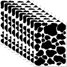 280 Pieces Cow Print Stickers Peel And Stick Vinyl Decals For Wall, Car, Laptop
