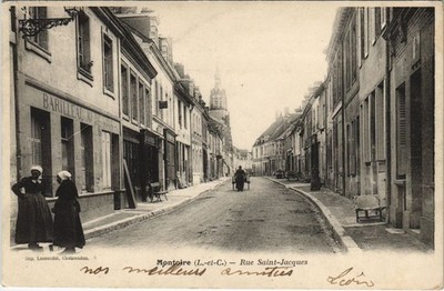Old postcard MONTOIRE-Rue St-Jacques (26519)