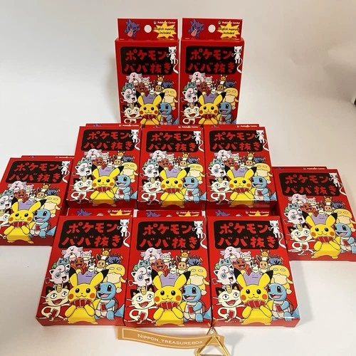 Pokemon Old Maid Card Game  Set of 10 Babanuki Redbox Card Deck Japanese