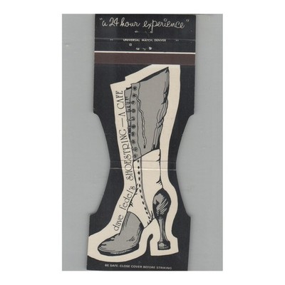 Jewelite Matchbook Cover Dave Fedele's ShoeString Cafe