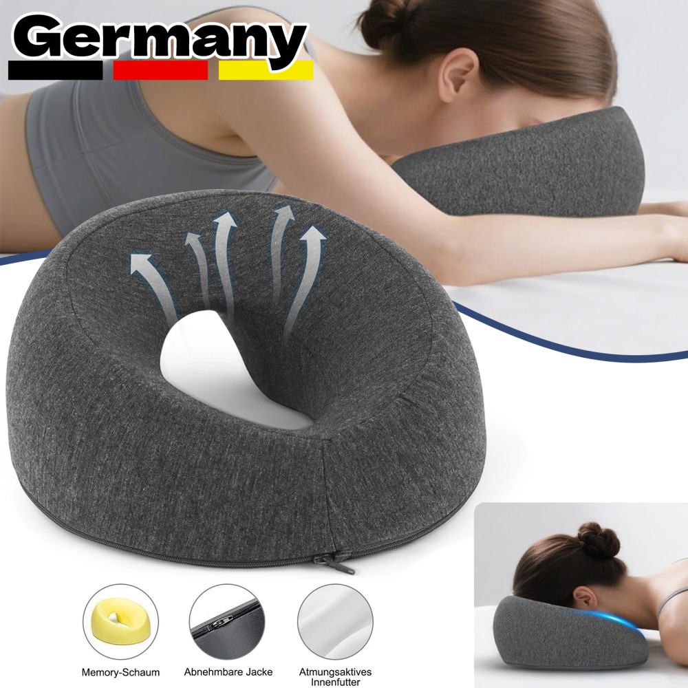 Massage Kissen Gesicht, Gesichtskissen, ergonomisch, Kissen, Kopfstütze Komfort