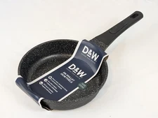 D&W Frying Pan 8 Inch Nonstick FRY Skillet Black Deane & White Premium Cookware