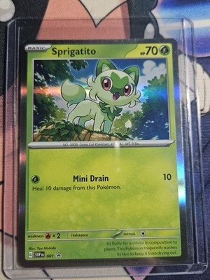 Pokemon Scarlet & Violet Black Star Promo Sprigatito SVP 001