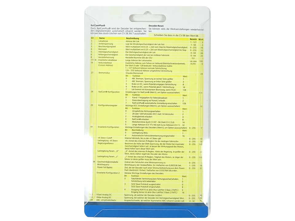 ESU H0 Digital Decoder LokPilot Basic V5.0 DCC 8-pol Stecker NEM 652 59020 neu - Bild 2 von 2