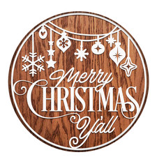 Merry Christmas Y'all Sign